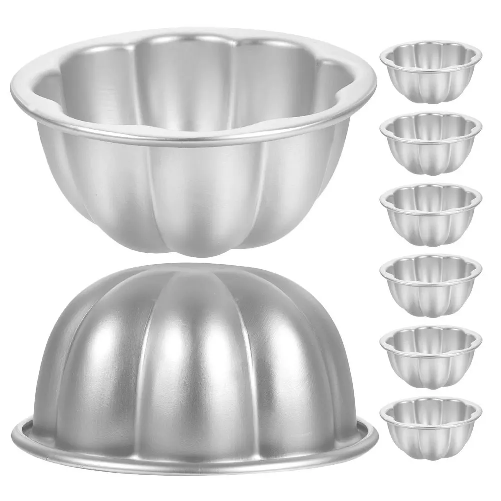 

8 шт., формы для торта из алюминиевого сплава, форма цветка, яйцо, пирог, пудинг, желе, антипригарные инструменты для выпечки, формы для выпечки тортов для выпечки