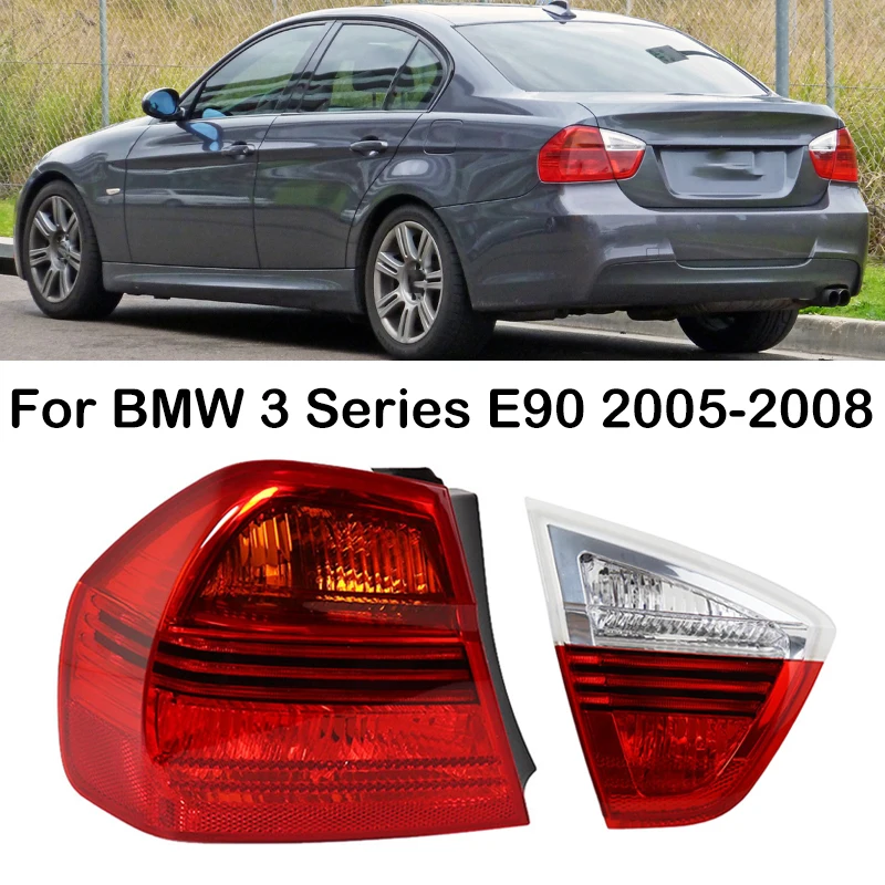 For BMW 3 Series E90 2005 2006 2007 2008 Car LED Rear Tail Lamp Tail Brake Light Back Side Taillights 63216937457 63216937459