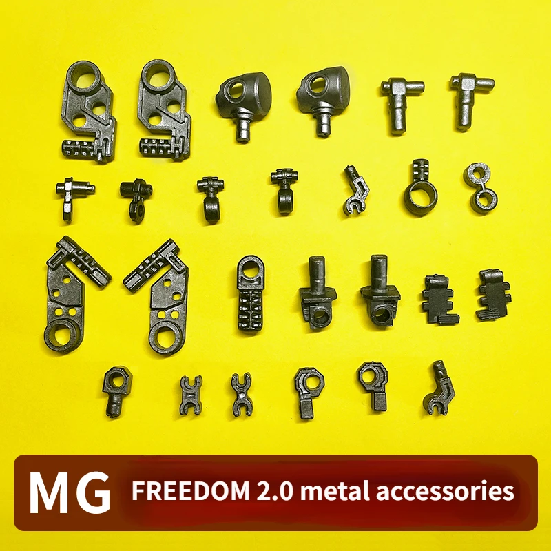 Anime Figure MG 1/100 Freedom 2.0 JUSTICE Eclipse J4 J8 J52 Metal Accessories Upgraded Version Replacement Parts Joints Gifts