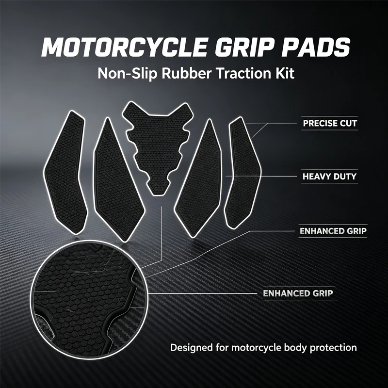 Motorcycle Non-slip Side Fuel Tank Stickers Waterproof Pad Rubber Sticker For Suzuki GSXS750 GSX-S750 Z GSX-S 750 2017-2021
