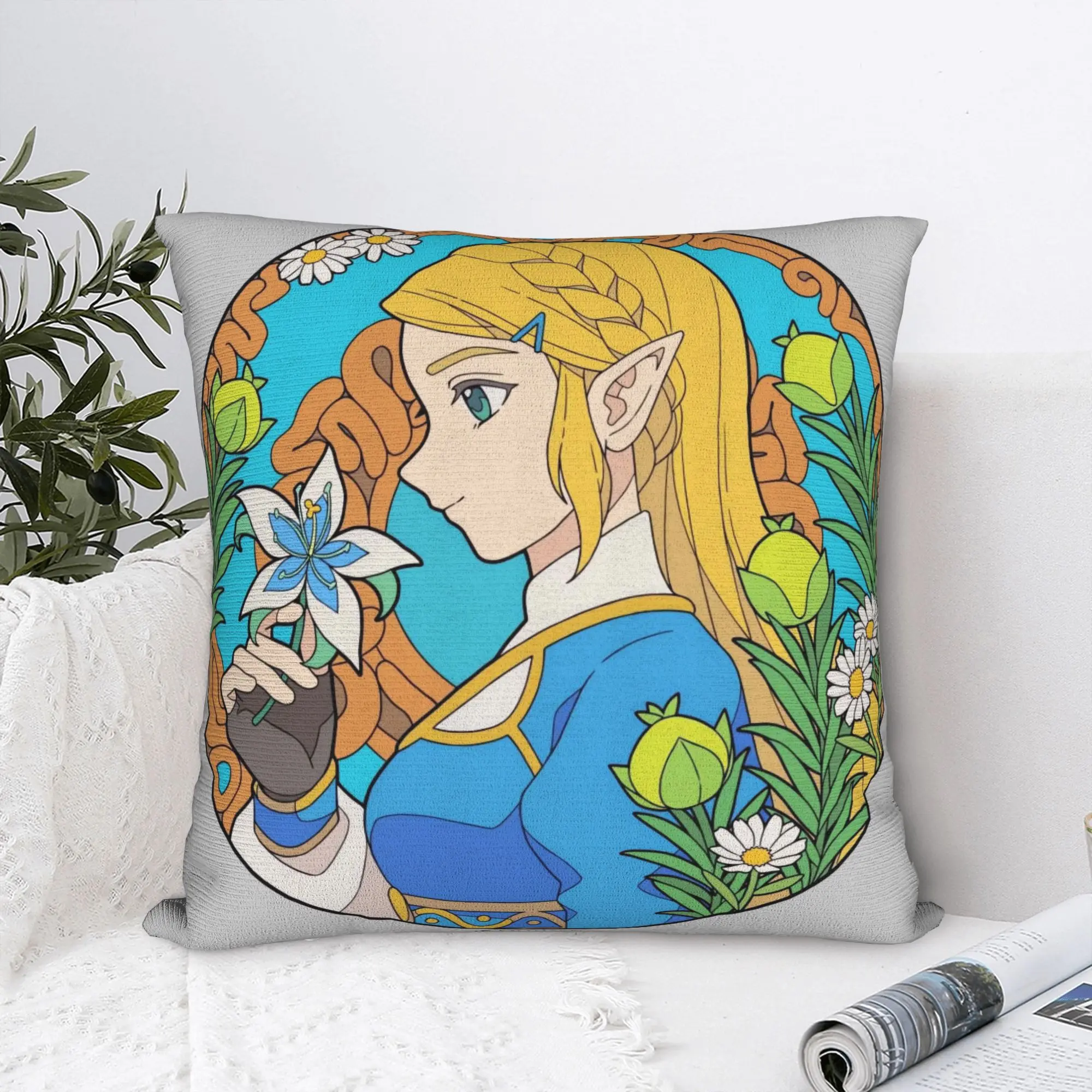 L-Legends of Z-Zeldas Pillow Case  Comfy Pillow Cover Novelty Pillowcases For Sofa Home Decor