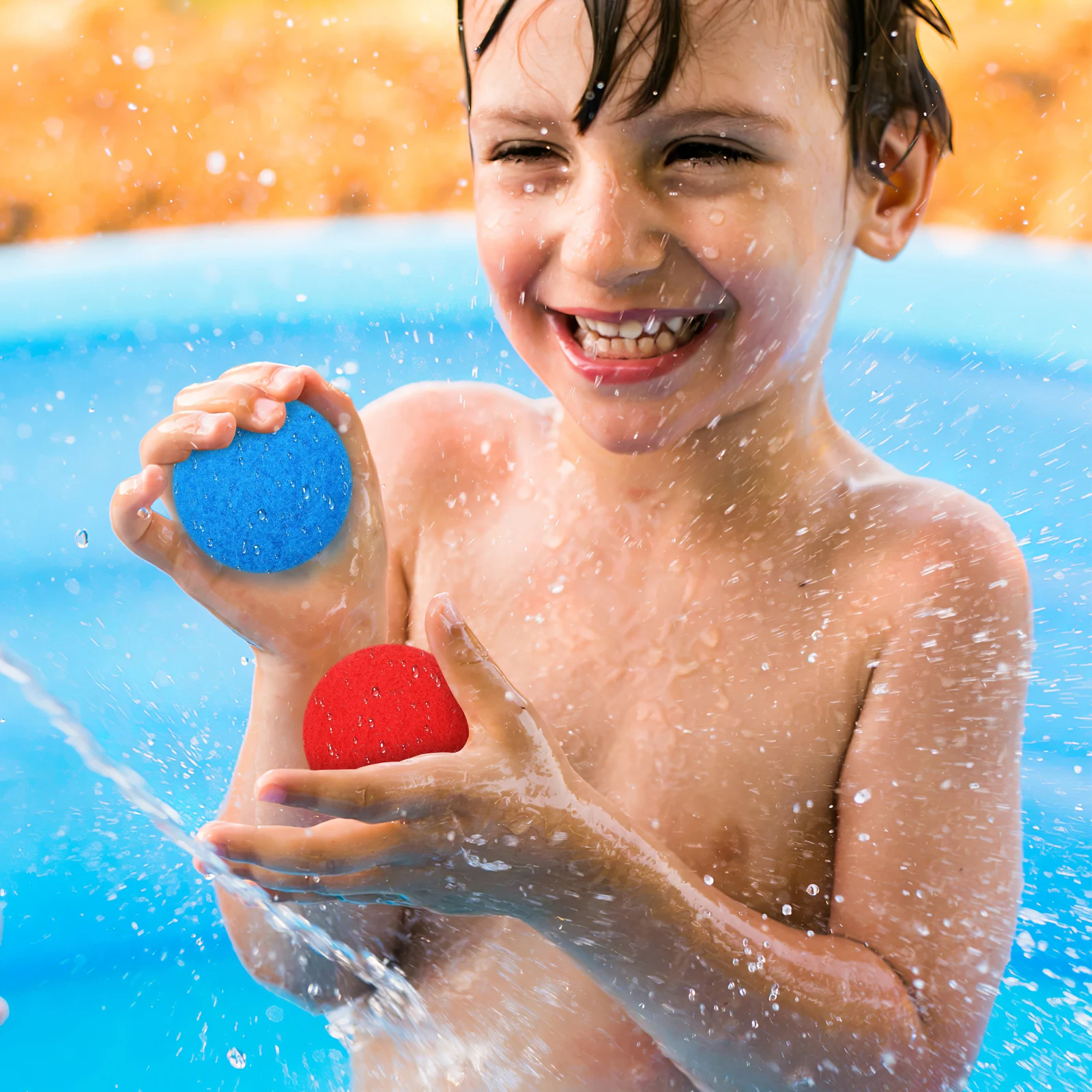 

50 Pcs Cotton Ball Game Balls for Pool Water Soaker Interactive Party Fillers Cool Child