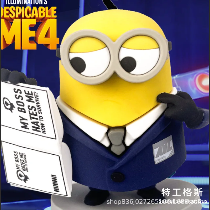 Despicable Me 4 Minion Toy Figure Blind Box Movie Prototype Ornaments Peripheral Co-Branded Doll Doll Car Gifts