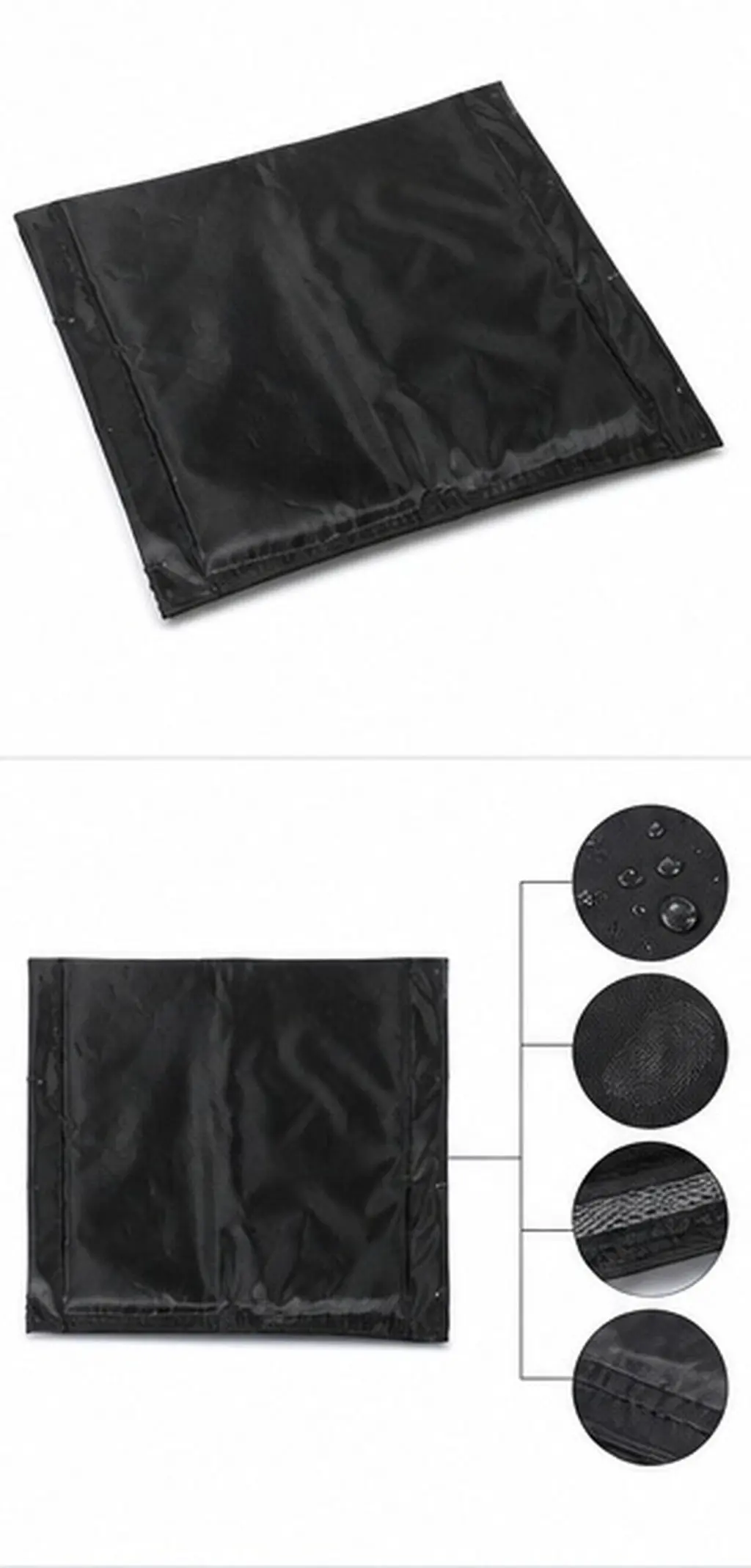 2Pcs Seat Cushion Set Oxford Cloth Thick Breathable Wear-Resistant Wheelchair Mobility Chair Office Chair Waterproof Cushion