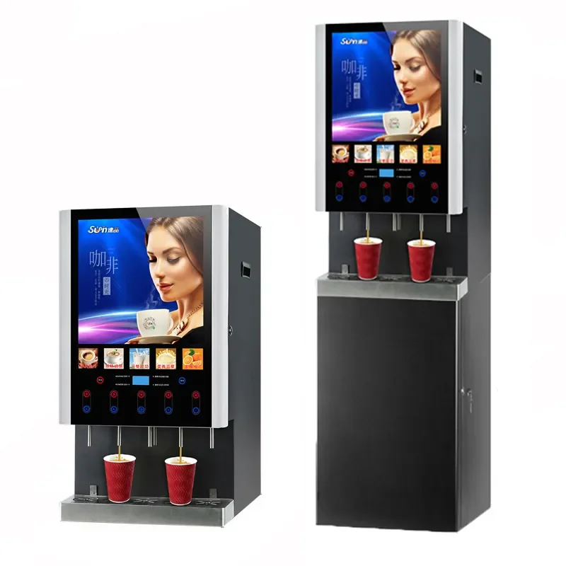 Hot Selling 12-key Intelligent Commercial Automatic Coffee Maker Vending Machine