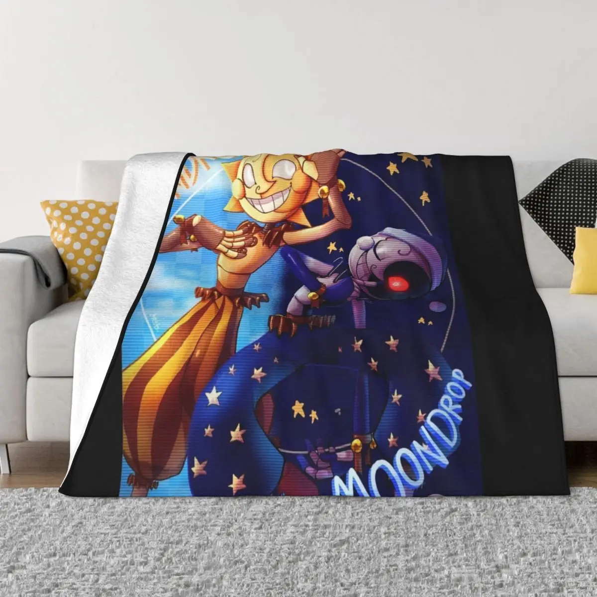 Sunnydrop and Moondrop Throw Blanket Giant Sofa Luxury Throw Bed Blankets