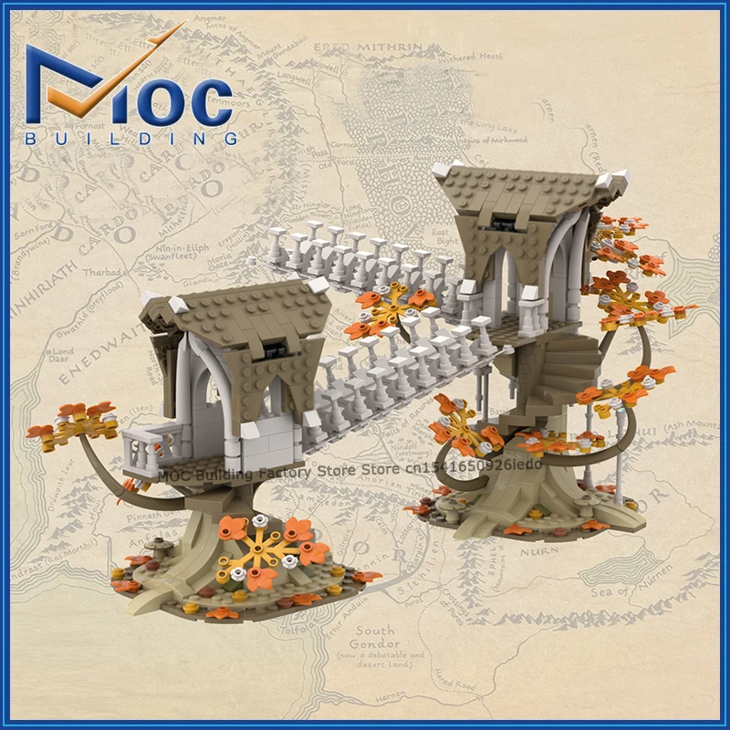 Moc blocos de construção famoso castelo arquitetura modelo clássico filme cena diy montar tijolos coleção exibição presentes natal