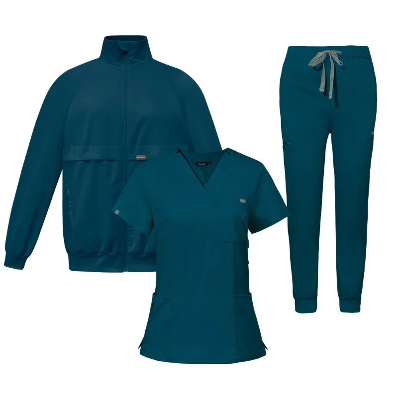 ensemble-de-tenue-d'infirmiere-a-col-en-v-elastique-trois-pieces-pantalon-et-veste-a-manches-courtes-ensemble-de-tenue-chirurgicale-confortable