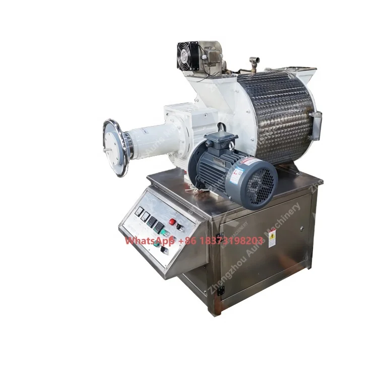 Cocoa Bean to Cacao Butter Production Line Chocolate Conche Refine Chocolate Mass Grinding Machine