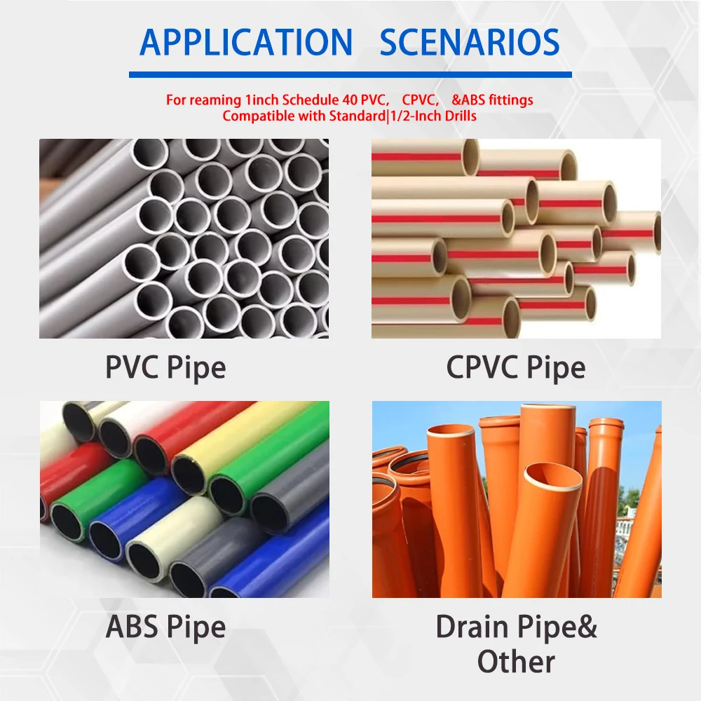 PVC Pipe Reamer with 1\