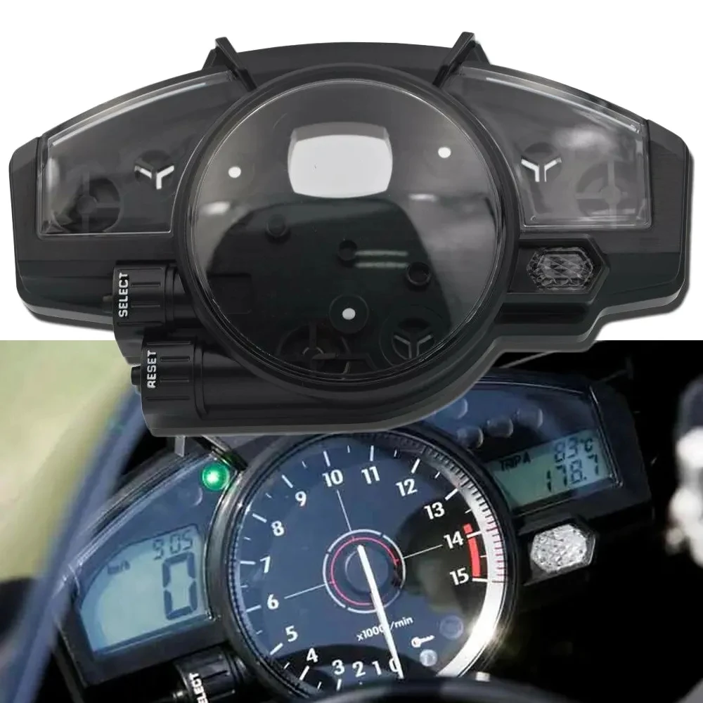 Speedometer Odometer Instrument Housing Case High Quality Plastic ABS  Tachometer Gauge Cover For Yamaha YZF R1 2007 2008 Covers