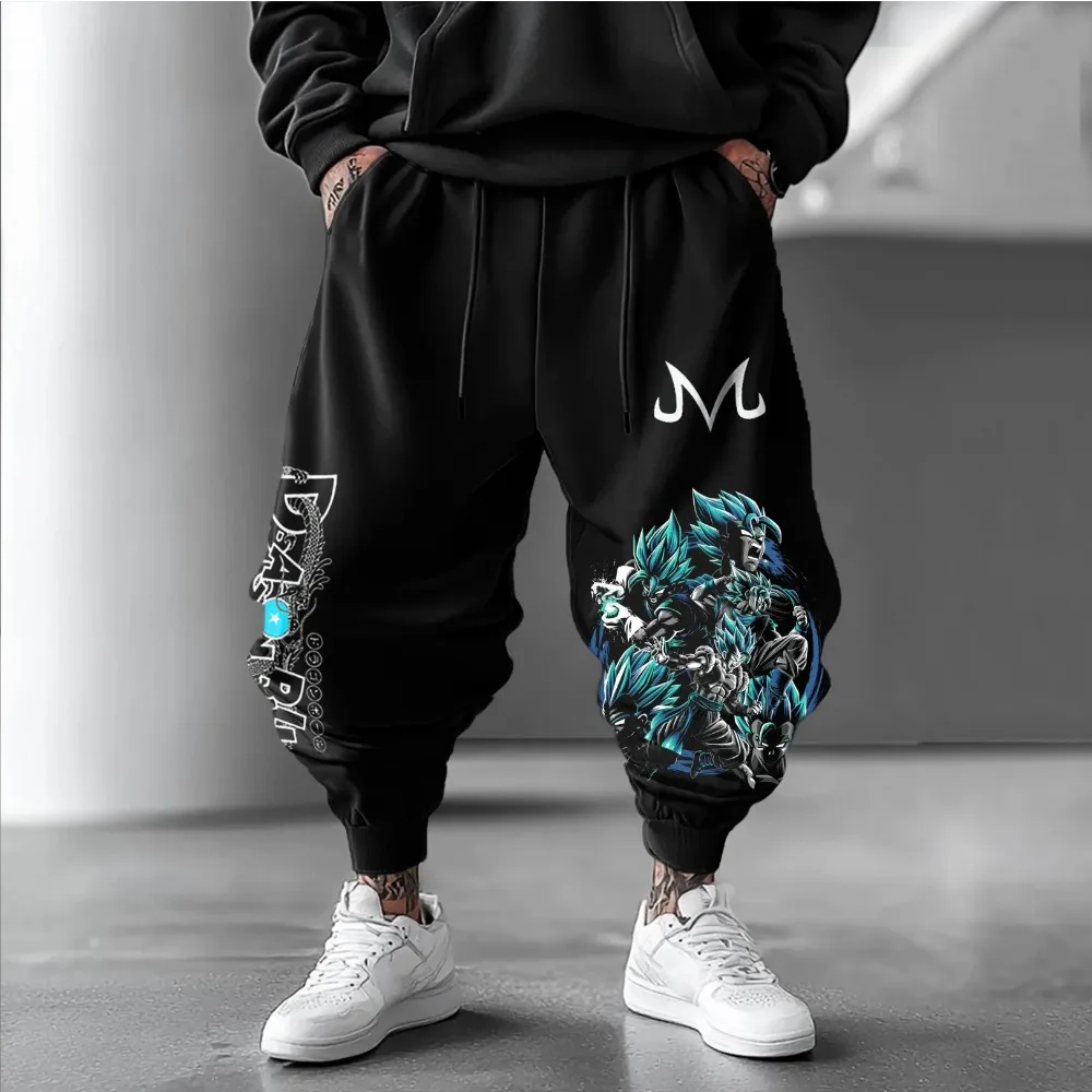 

Dragon Ball Men and Women Sports Pants Trousers Son Goku Japanese Anime Spring and Autumn Retro Cotton Y2k Jogger Pants