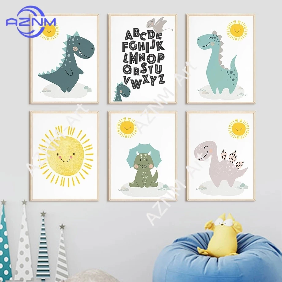 Cute Dinosaur Wall …