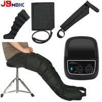 6-Airbag Air Compression Leg Massager - Full Leg, Arm & Waist Wrap with Adjustable Pressure for Muscle Recovery & Pain Relief