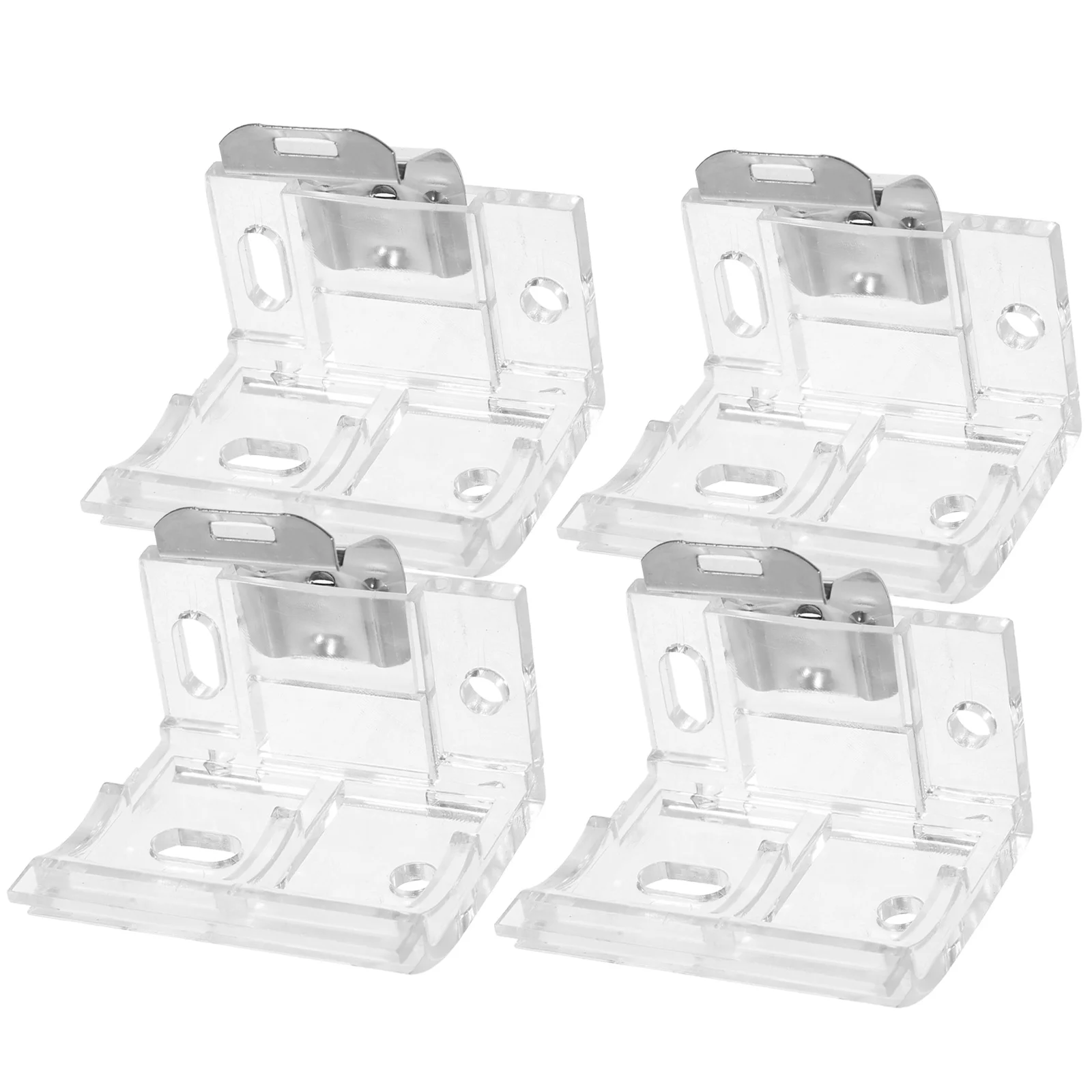 4 قطعة الأقواس المعدنية العمياء اللاسلكي الظل تصاعد بين قوسين استبدال مقاطع أعمى صغيرة لملحقات نافذة الستارة #5