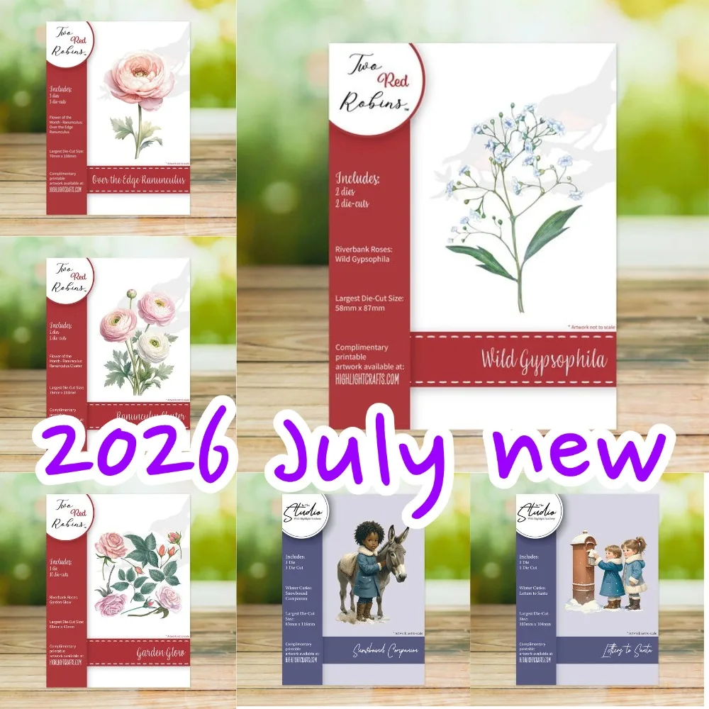 2026 July new Hank Does Christmas Clear Stamps Metal Cutting Frame dies Templates DIY Scrapbooking Paper Making Crafts Cuts