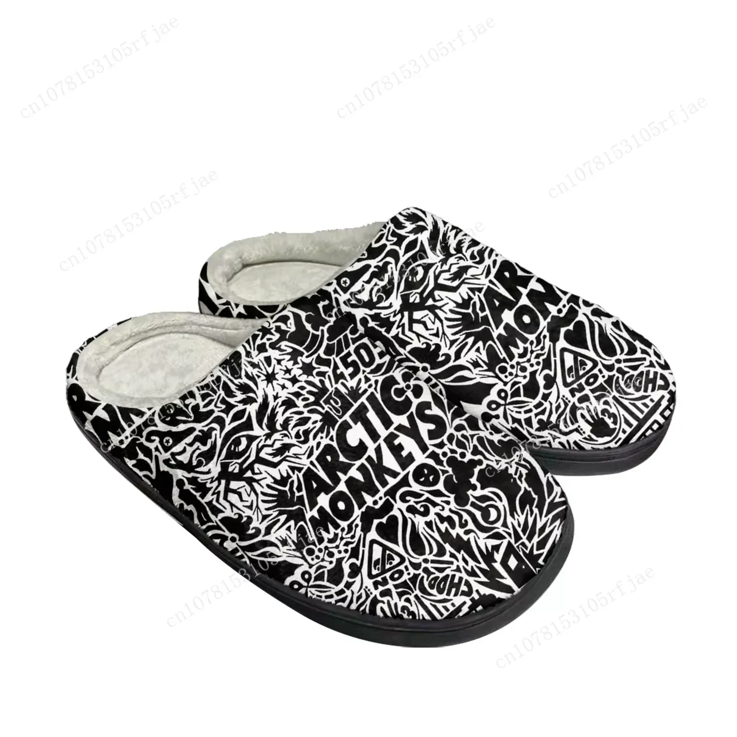 

Arctic Monkeys Rock Band Pop Home Cotton Custom Slippers Mens Womens Sandals Plush Bedroom Casual Keep Warm Shoe Thermal Slipper