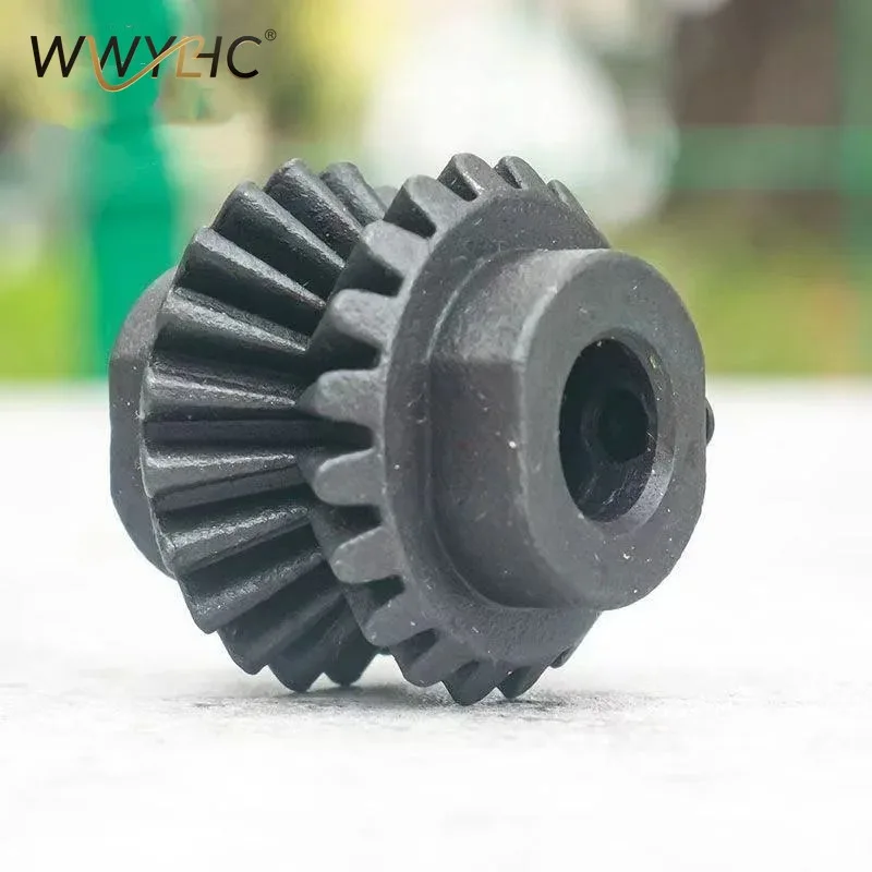 Wire Stripper Feed Wheel Bevel Gear Non-Slip Tapered Wheel V-Groove Wire Guide Wheel 45# Steel with 10mm Standard Bore