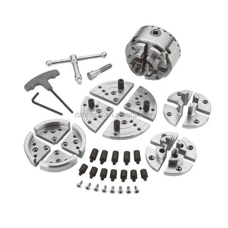 Lathe Chuck Wholesale High Quality 4 Jaw Wood for Wood Manual Lathe CNC Lathe Machine High Quality Alloy Steel,stainless Steel