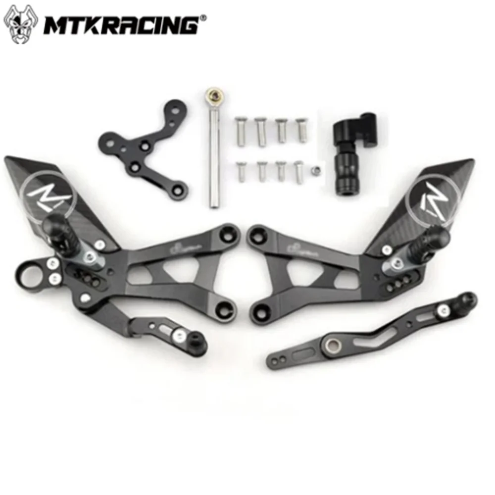 MTKRACING For YAMAHA R6 2015-2024 Step up pedal adjustable rear foot pedal gear lever brake kit