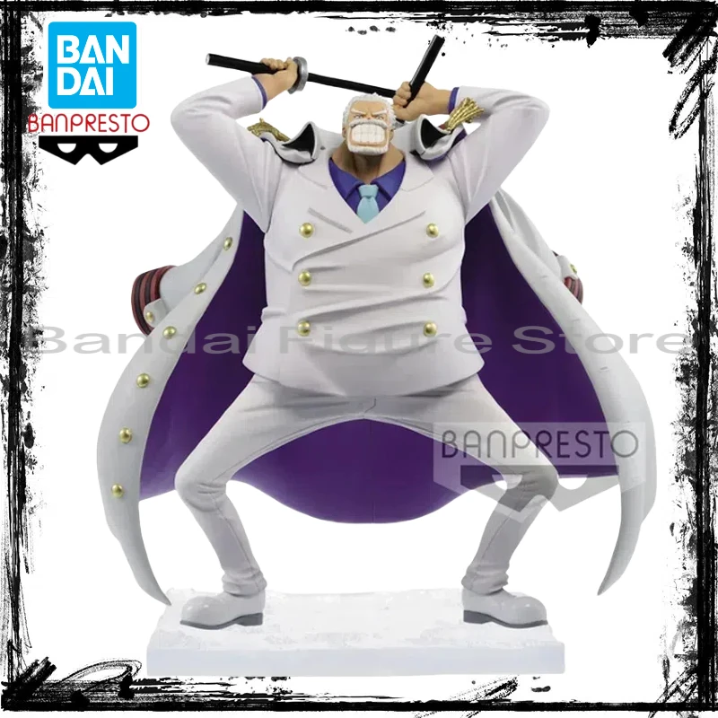 

In Stock Original Bandai BANPRESTO Magazine One Piece Monkey D Garp Anime Action Figure Toys Gift Model Collection