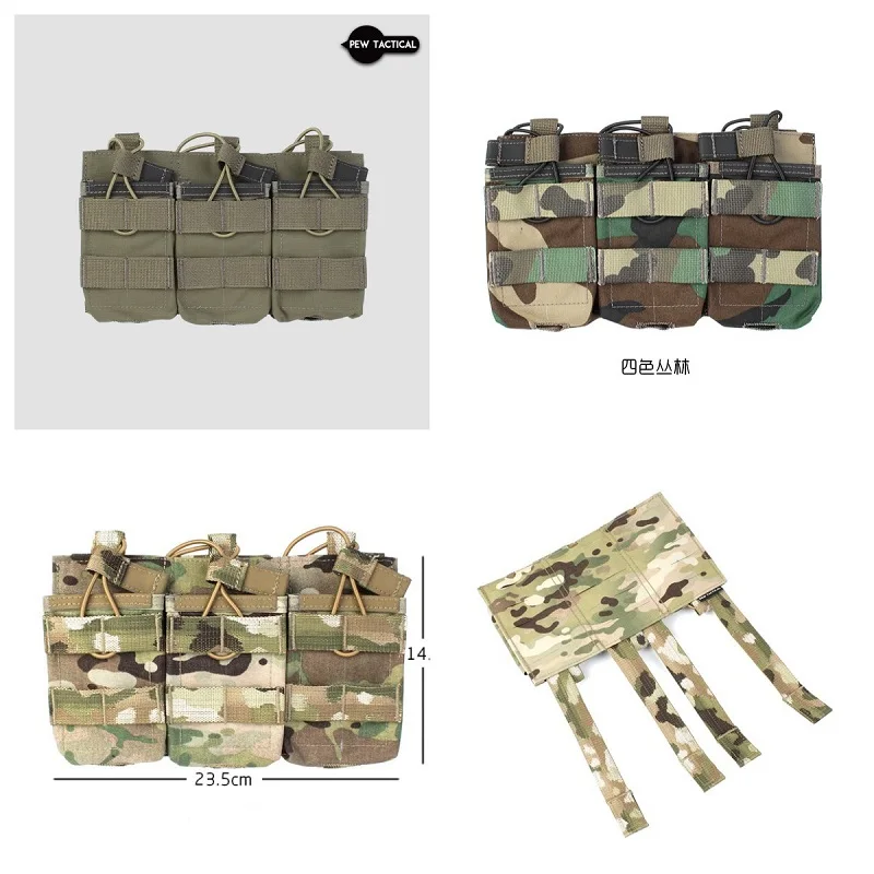 

Outdoor Vest 5.56 Triple MOLLE Magazine Bag