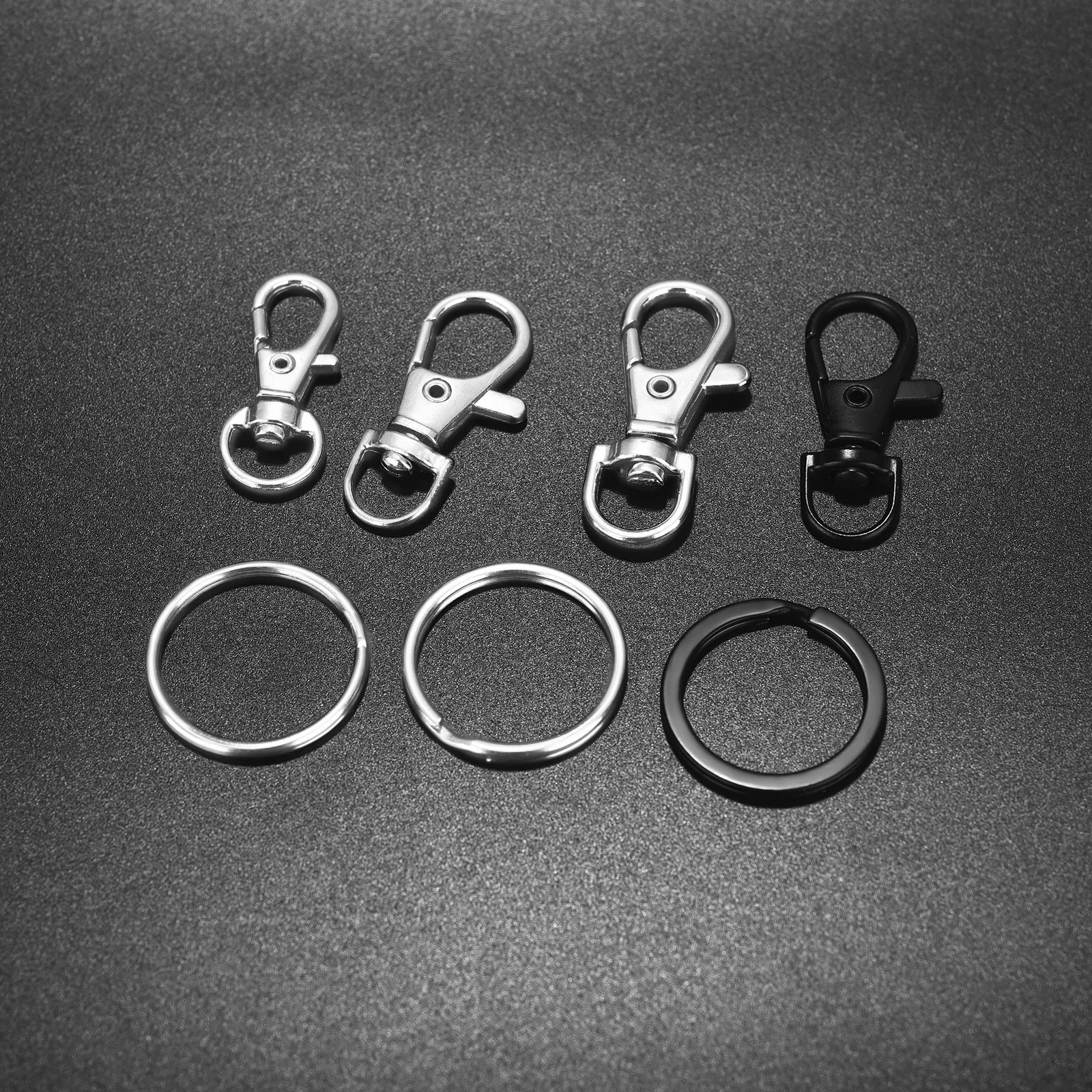 

10/30 пар поворотных застежек, карабины для ремешков с брелоками, зажимы для ключей, крючки с когтями омара, застежки для брелков, ювелирные изделия, сделай сам