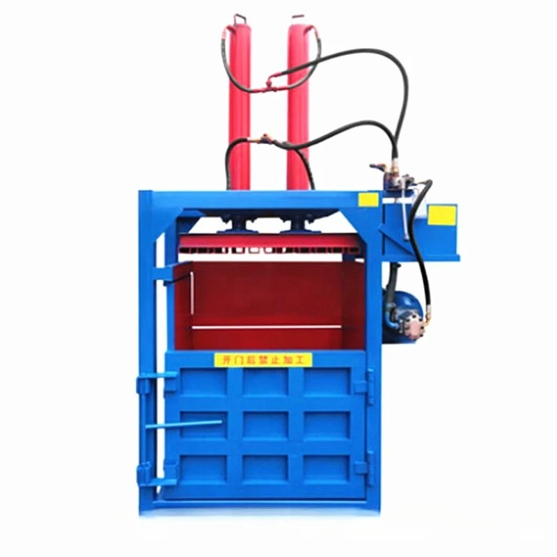 Vertical parallel bar baler, scrap metal baler 40 tons can briquetting machine