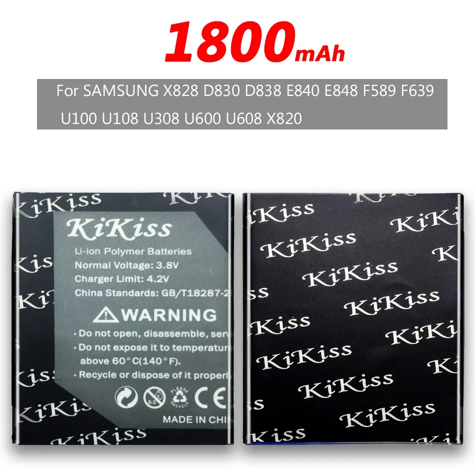 1800mAh battery AB423643CU (AB423643CC AB423643CE) for samsung X828 D830 D838 E840 F589 F639 U100 U308 U600 X820+Tracking Number