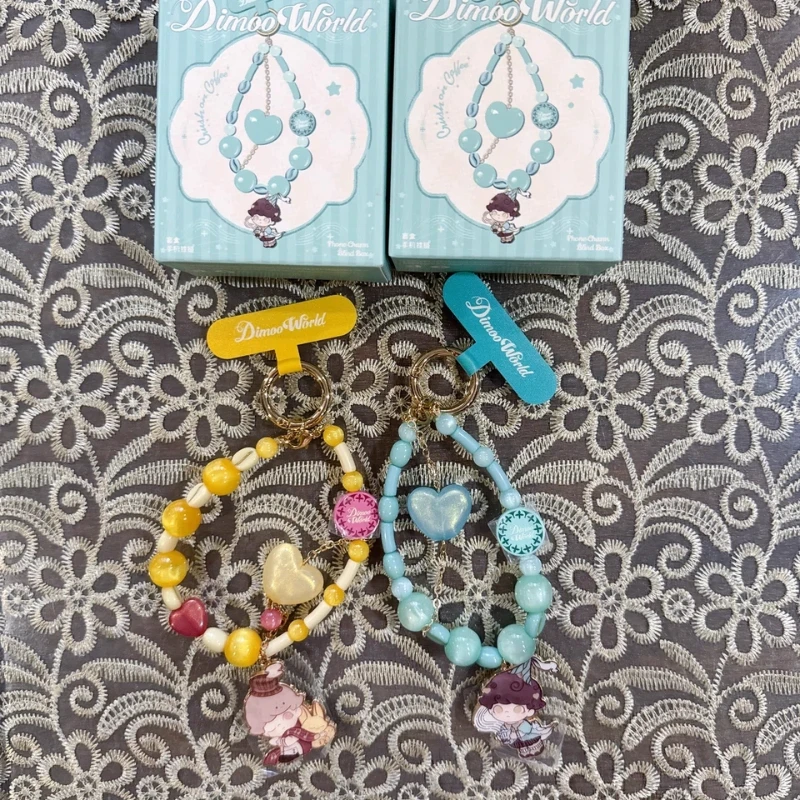 Genuine Pop Mart Blind Box Dimoo Phone Charm Cute Keychian Lovely Toy Desktop Ornament Birthday Gift Mysterty Box Model Gk - view 3