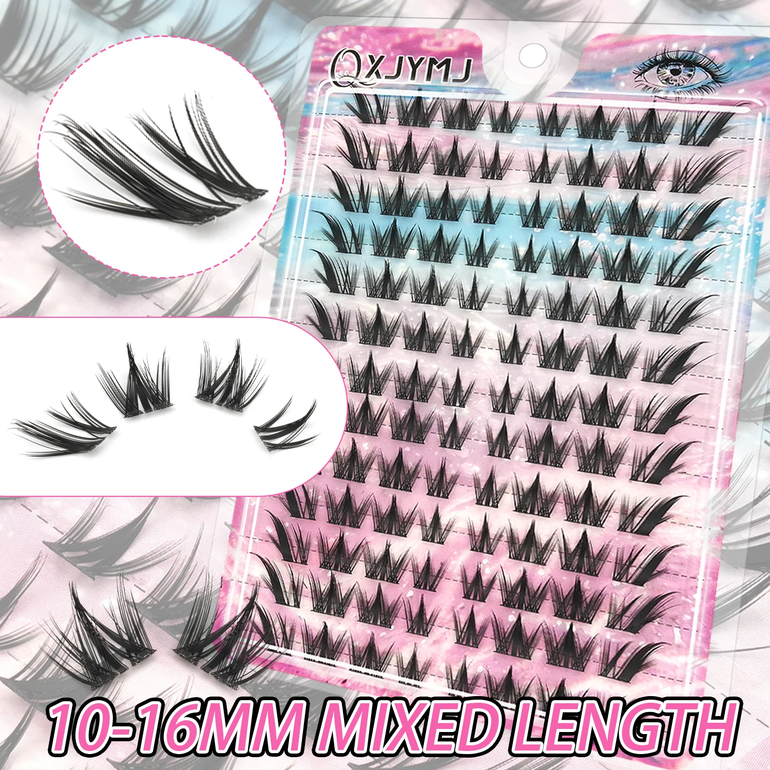 강아지 모양의 각진 DIY 클러스터 속눈썹, 인조 밍크 - Faux Mink Lash 리뷰 및 가격