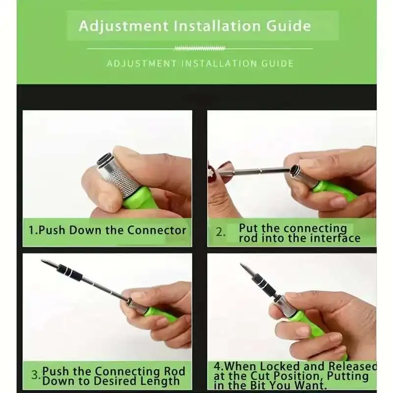 32-in-1 Precision Screwdriver Set Magnetic Phillips Bits Multifunctional Portable Hardware Tool For Home Watch Phone Computer