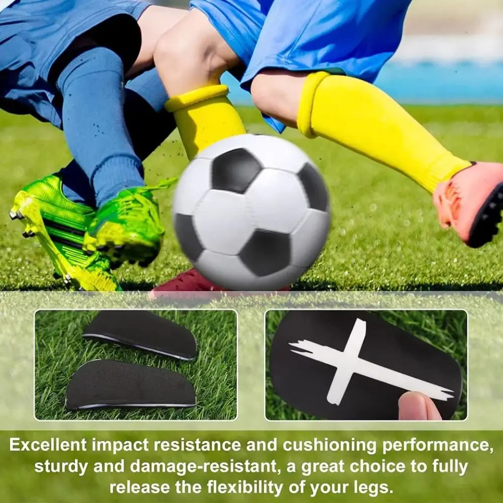 

Leg Protective Football Shin Pads Shock Absorbing EVA Thickening Training Shank Board Leg Cover Lightweight Soccer Shin Guards