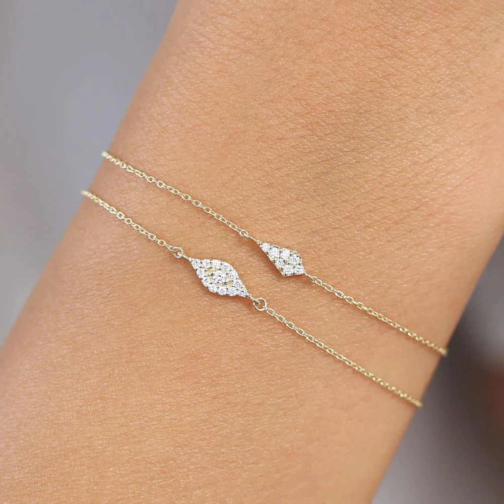 ROXI Mini Kite Pattern Micro Inlaid Zircon Cute Women\'s Bracelets 100% 925 Sterling Silver Exquisite Luxury Bangle Fashion Gift