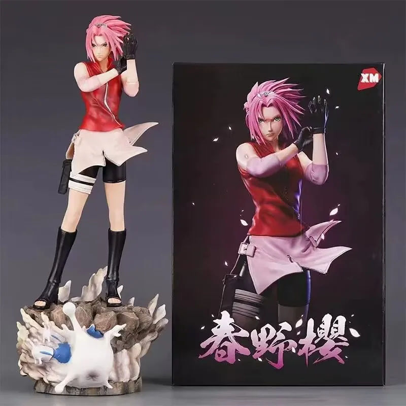 35cm NARUTO Figurine Haruno Sakura Figure PVC Hinata Statue Model Collectible Toys Gifts