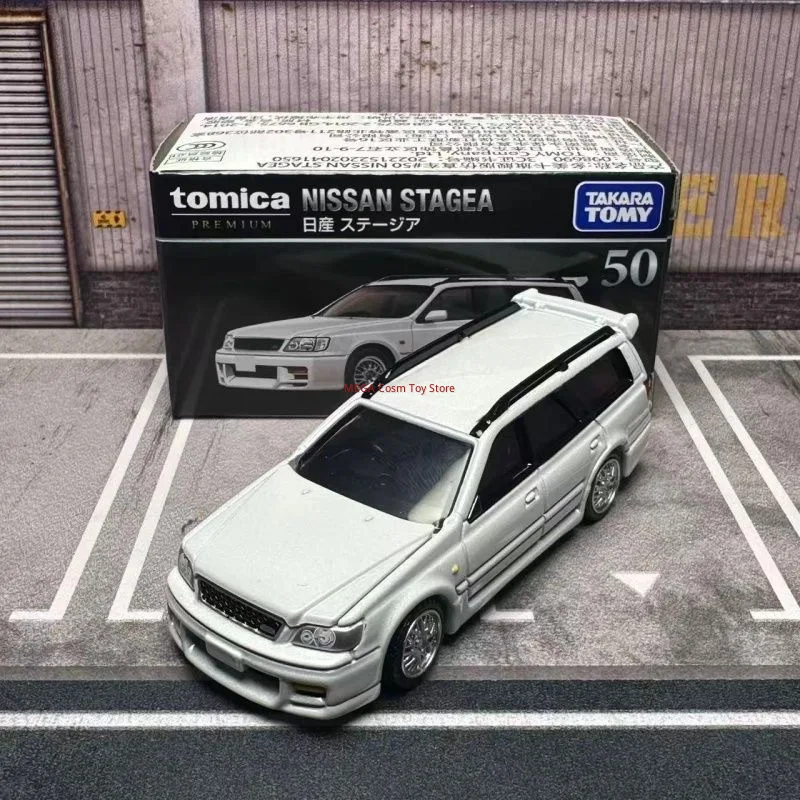 Takara Tomy Tomica Tp50 1:64 Scale Alloy Car Model Nissan Stagea Station Wagon Premium Diecast Collection Ornament Birthday Gift