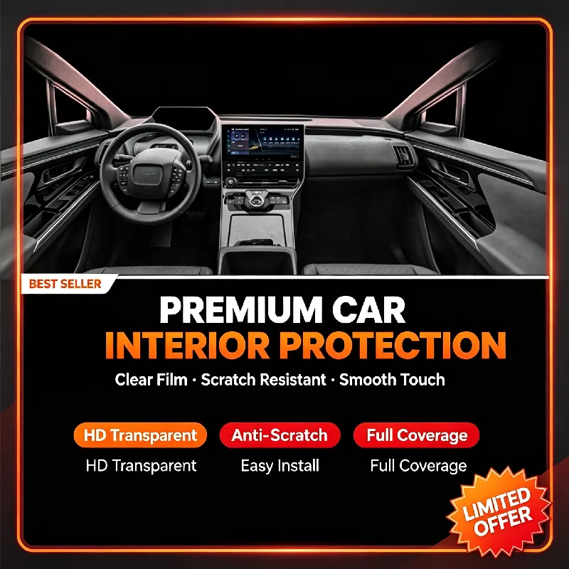 For Toyota bZ4X interior center console protective film decorative modification accessories car supplies collection