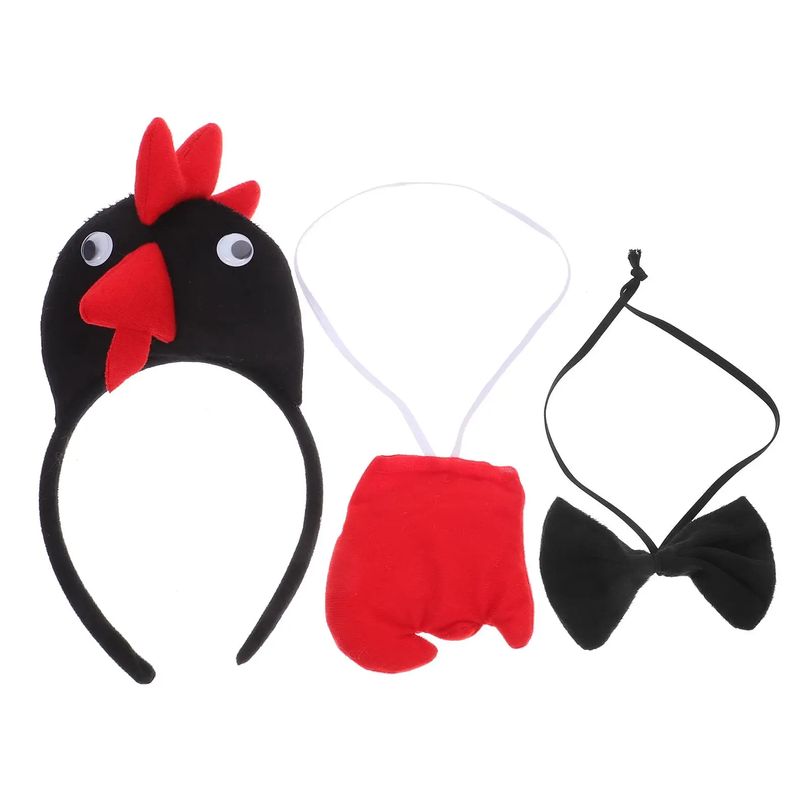 Chicken Headband Easter Party Costume 3D Design Plush Hair Hoop Universal Fit Adult Child Unisex Accessories