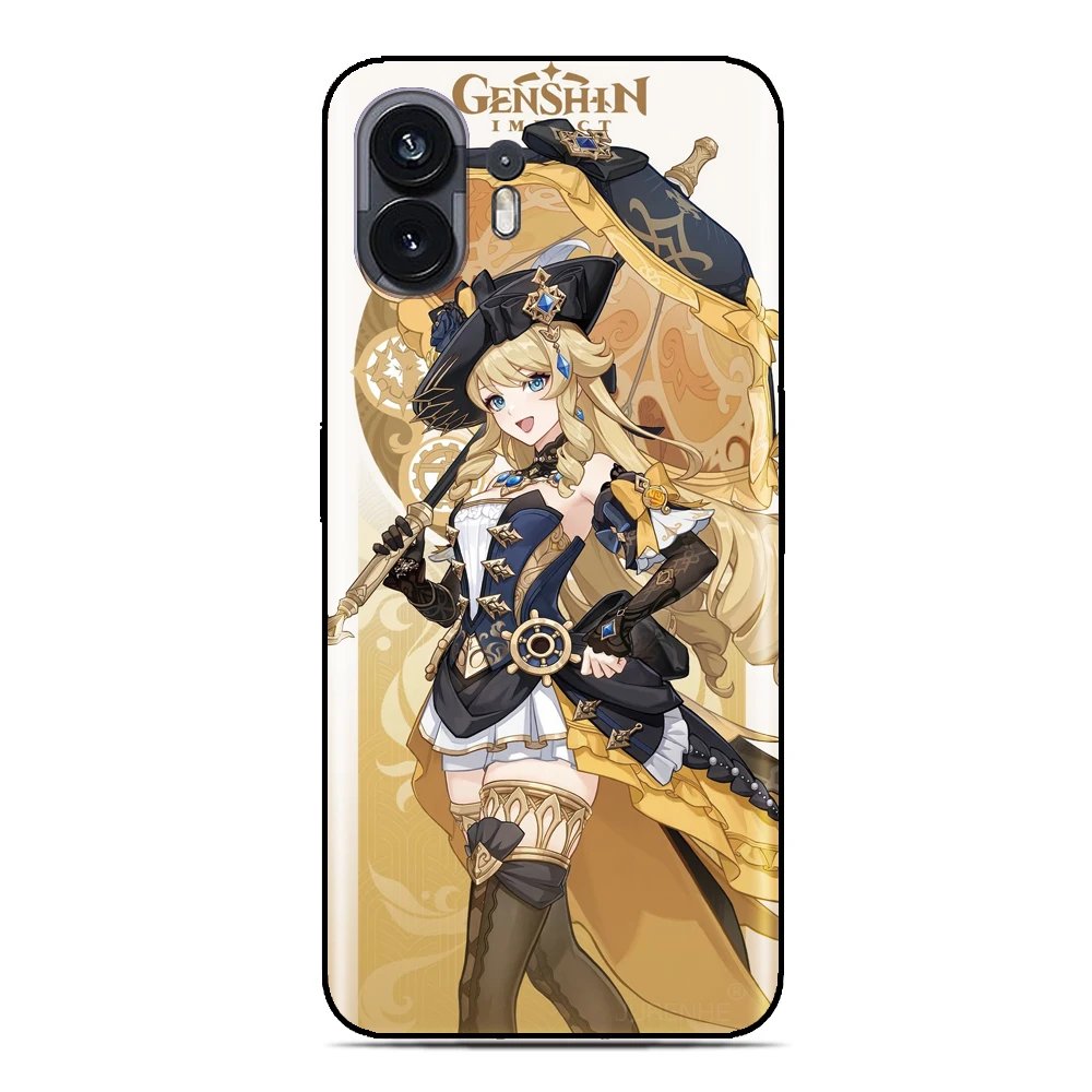 جينشين تأثير غطاء ل Blackview موجة 9C 8C 6C القرش 9 اللون 6 8 Oscal C80 C70 C30 برو شقة 2 1C النمر 13 12 10 جراب هاتف #6