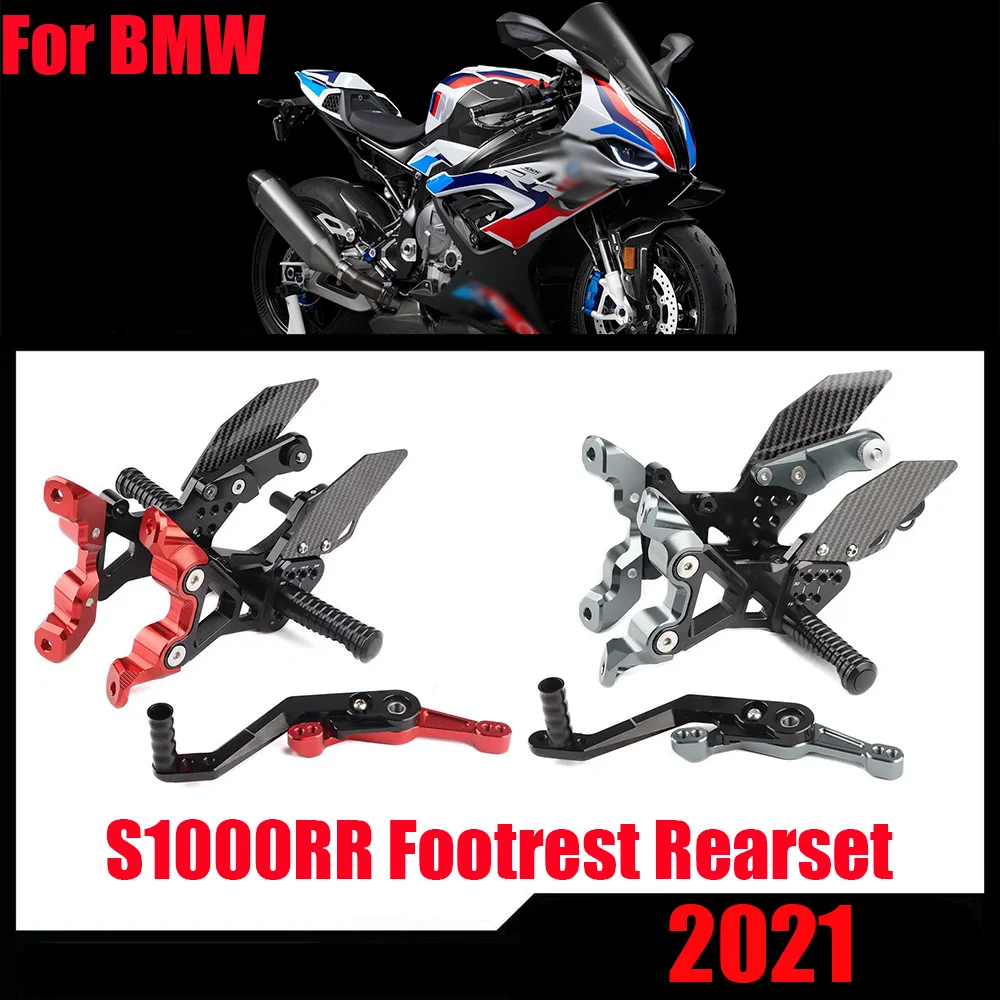 

S1000RR 2021 Motorcycle Adjustable Rear Set Foot Pegs Pedal Footrest Rearset For BMW S1000RR S 1000 RR 2021
