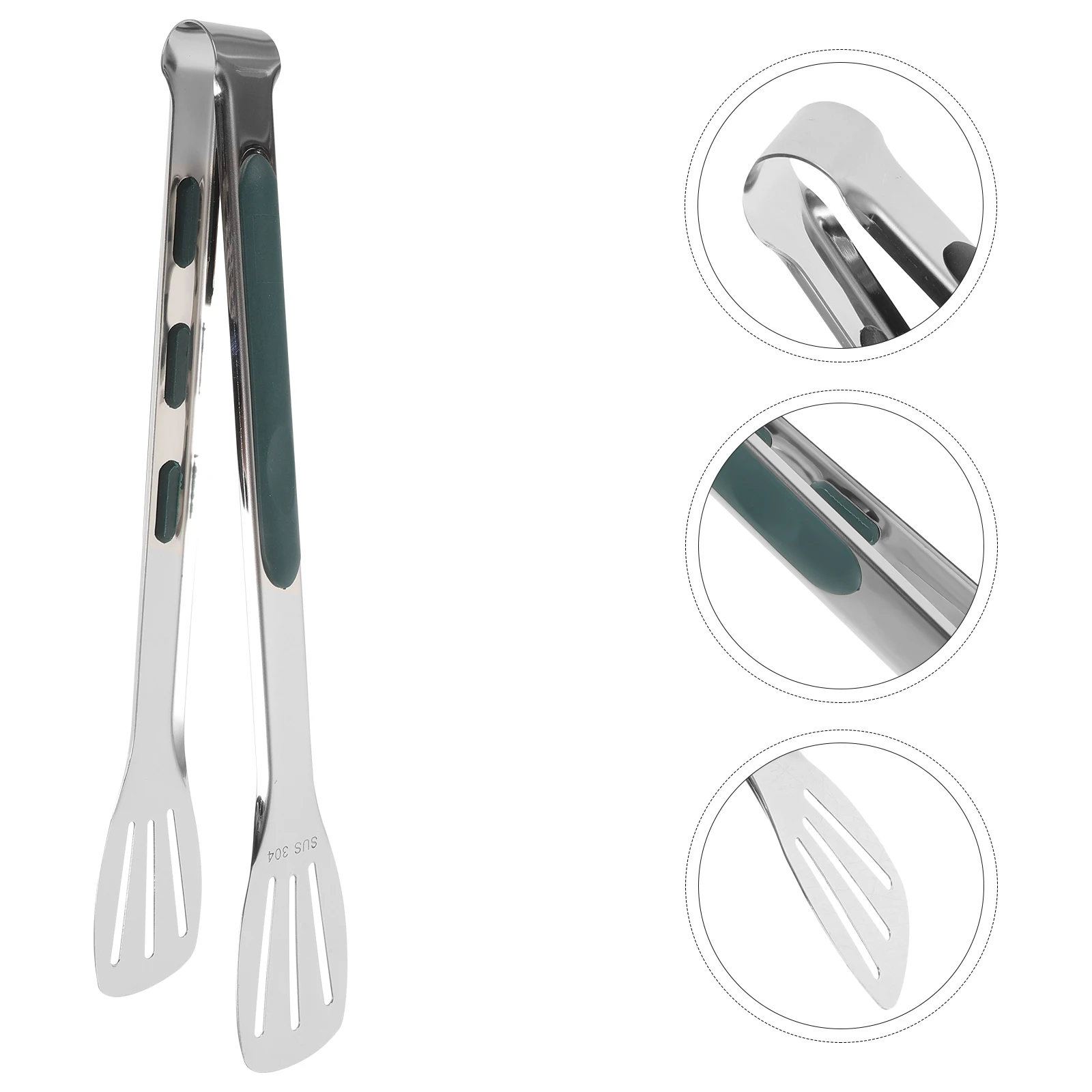 

Stainless Steel Food Tongs Multi-Functional Barbecue Clamp Charcoal Serving Tool Kitchen Bread Buffet Tongs For Wedding