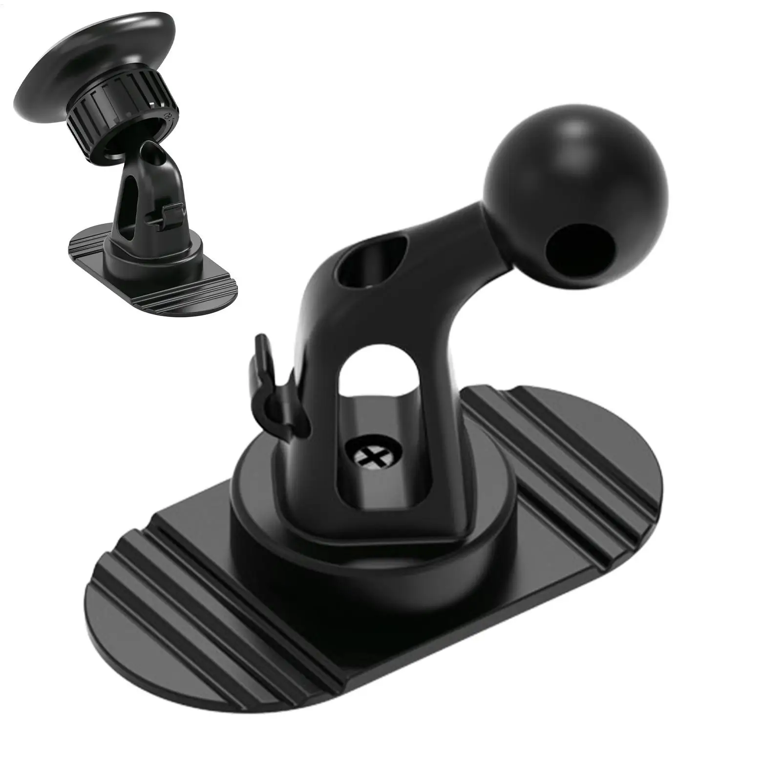 Ball Head Car Phone Holder ABS Car Dashboard Cellphone Mount 360 Degree Rotation Car Phone Support Bracket Base