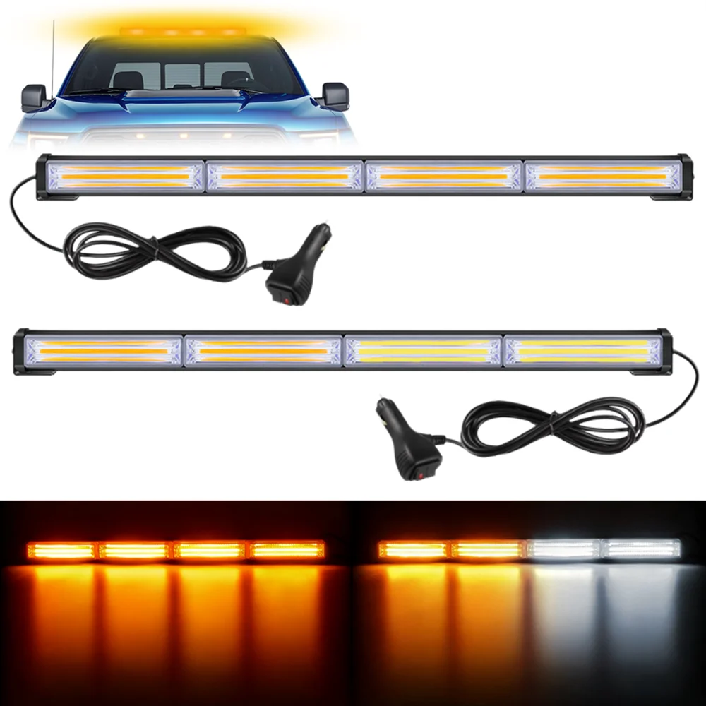 LED ستروب أضواء الشرطة للسيارات مصباح تحذير الطوارئ COB عمود إضاءة Led مستشار المرور مصباح يدوي مصباح إشارة اكسسوارات السيارات #1