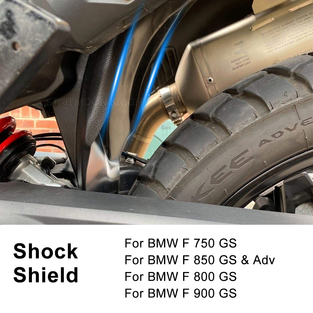 

Shock Shield Mudguard For BMW F750GS F 750GS F 800GS F900GS F850GS Adv Rear Hugger Fender Extensions