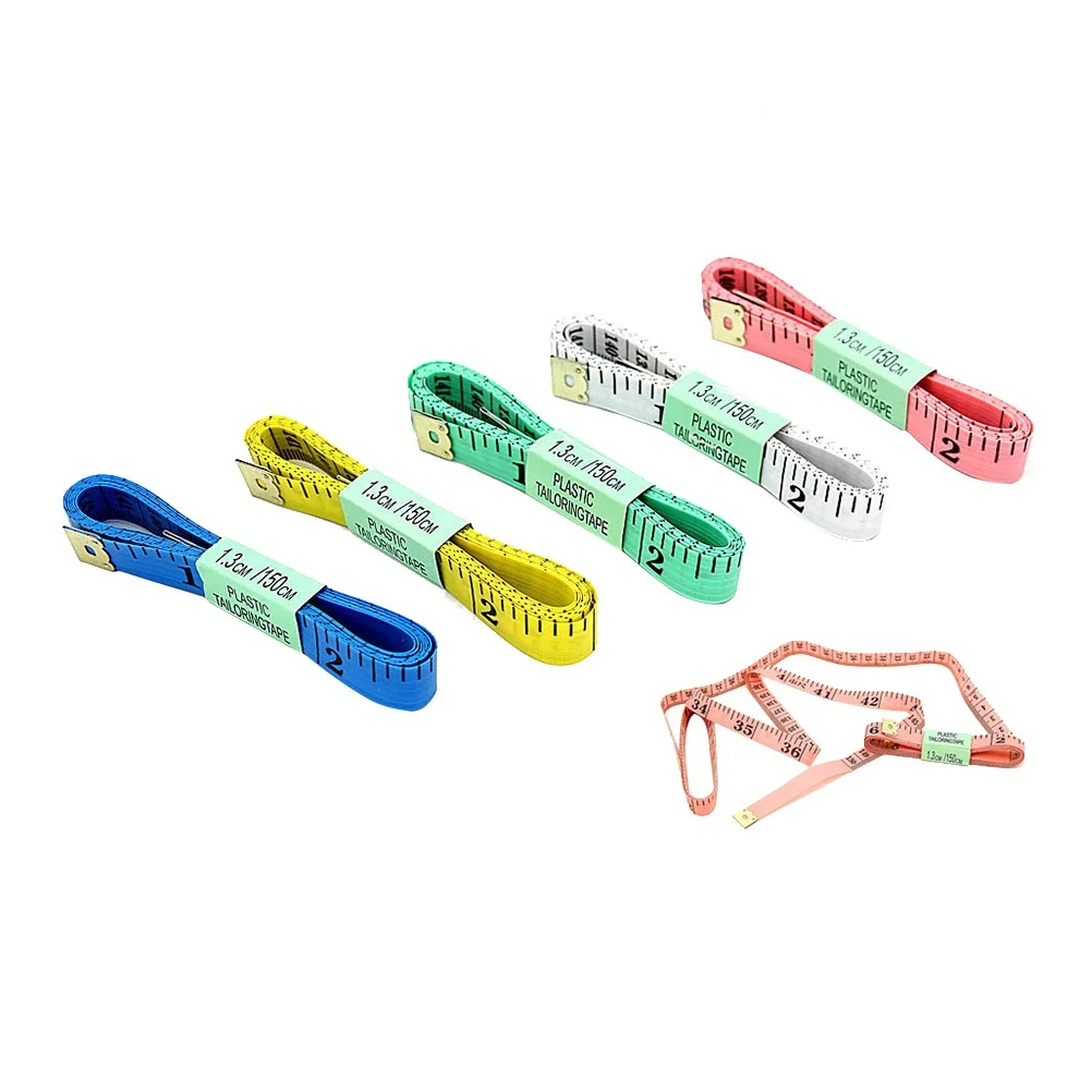 

24Pcs Colorful PVC Tape Measure Reinforced Iron Sheet Sewing Tailor Measuring Tape Ruler for Measuring Cloth Body Height