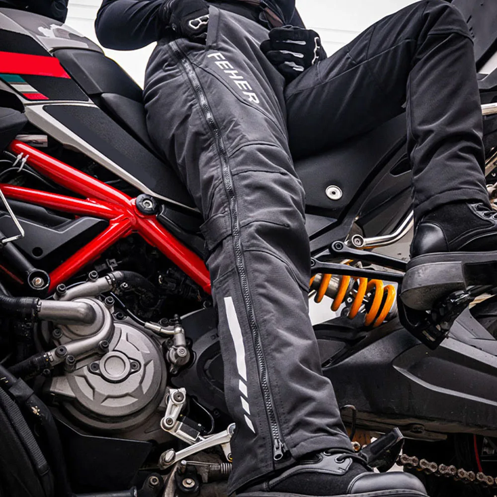 Motorcycle Pants Quick Disassembly Thermal Pants Keep Warm Winter Motorcycle Pants CE Certification Anti-fall  Cold-proof XS-5XL