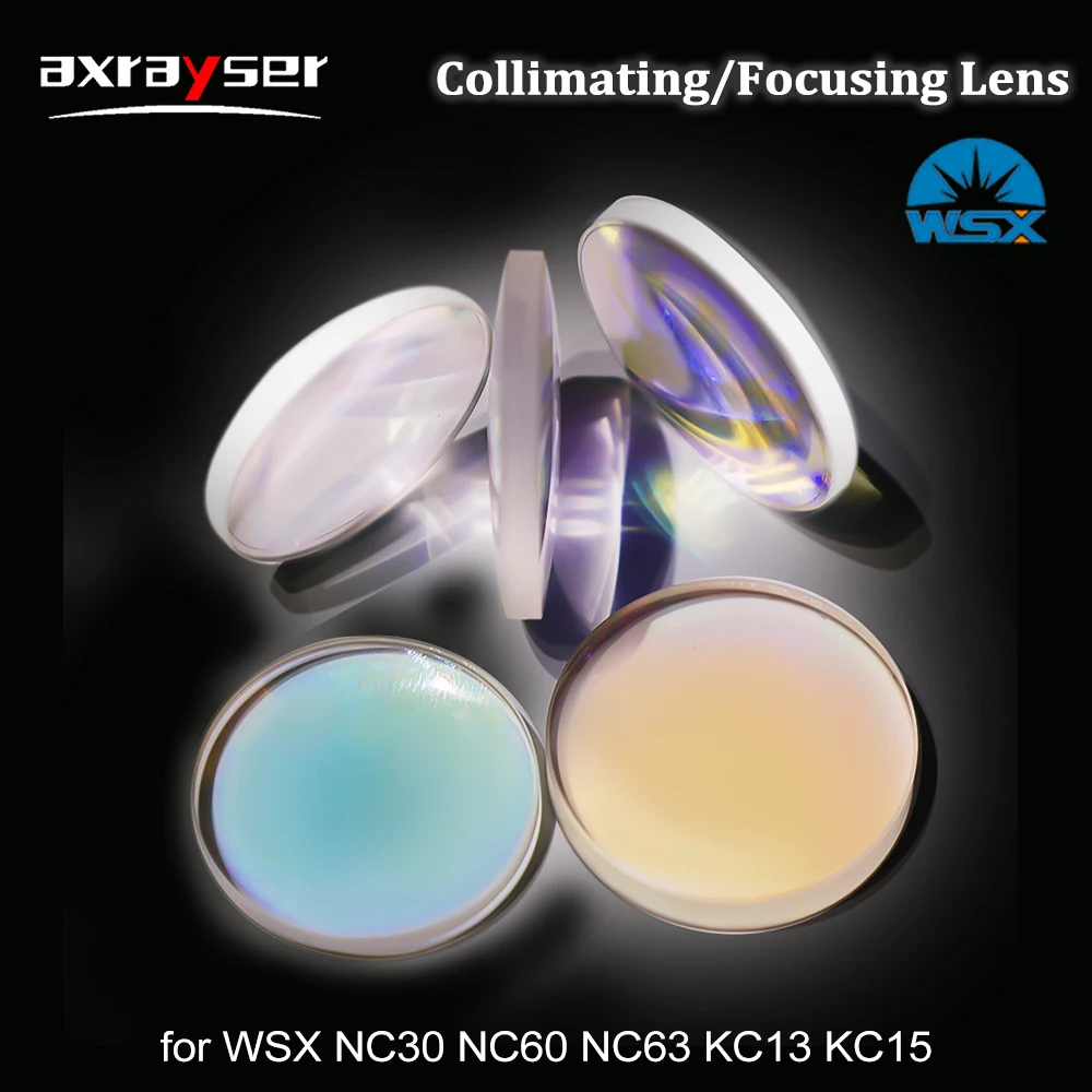 

WSX Collimating Lenses Focusing Lens Laser Cutting Focus Lens for KC13 KC15 NC30 NC60 Fiber Laser Cutting Head