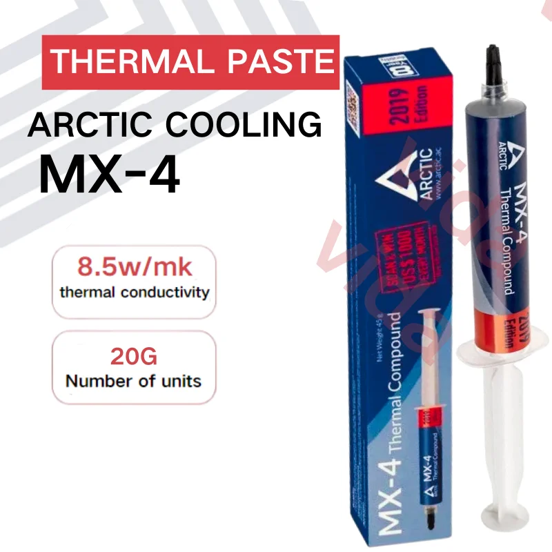 MX-4 20G 8G 4G Thermal Grease Heatsink Thermal Paste For CPU/GPU/LED Heat Sink Commpound Processors Plaster Water Cooling Cooler