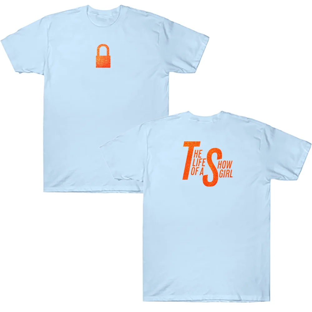 

Футболки Life of Showgirl, футболки с графическим рисунком Swift, футболки с альбомом TS12, удобные хлопковые футболки большого размера, уличная одежда, одежда унисекс