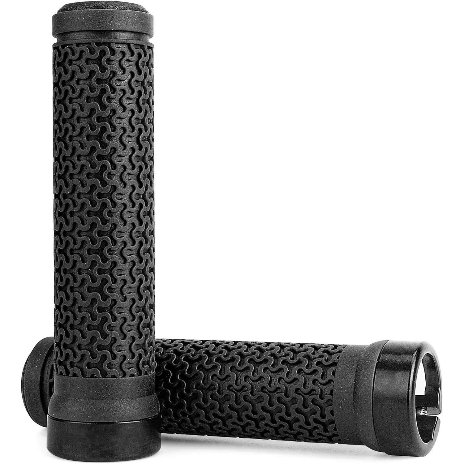Einzelne verriegelbare Fahrradlenkergriffe, weicher, rutschfester, ergonomischer Handgriff für Mountainbike, MTB, BMX, Klappfahrrad und Roller